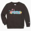 Изображение Puma Детский свитшот PUMA x SPONGEBOB Crewneck Sweatshirt Kids #5: Puma Black