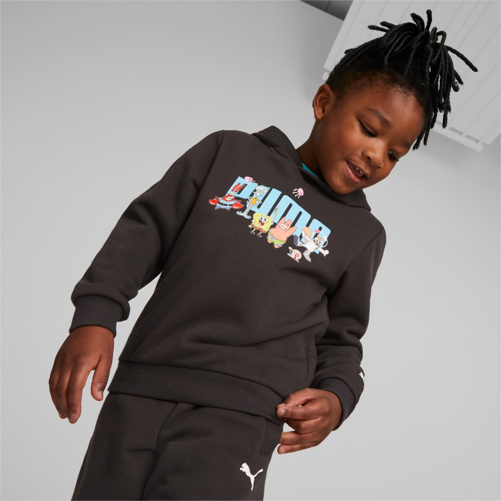 Зображення Puma Дитяче худі PUMA x SPONGEBOB Hoodie Kids #1: Puma Black