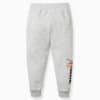 Изображение Puma Детские тренировочные штаны PUMA x SPONGEBOB Sweatpants Kids #7: light gray heather