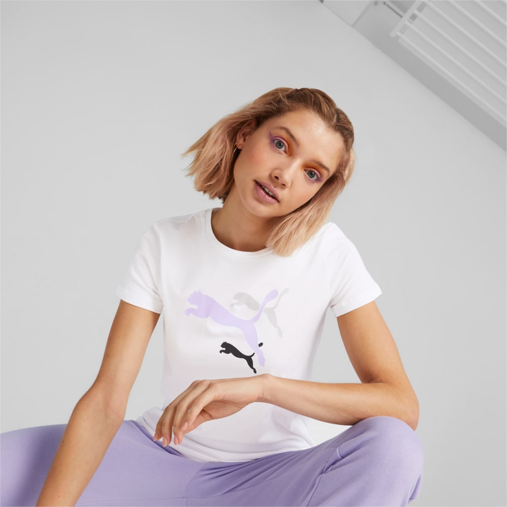 Image PUMA Camiseta Essentials+ Logo Power Feminina #1