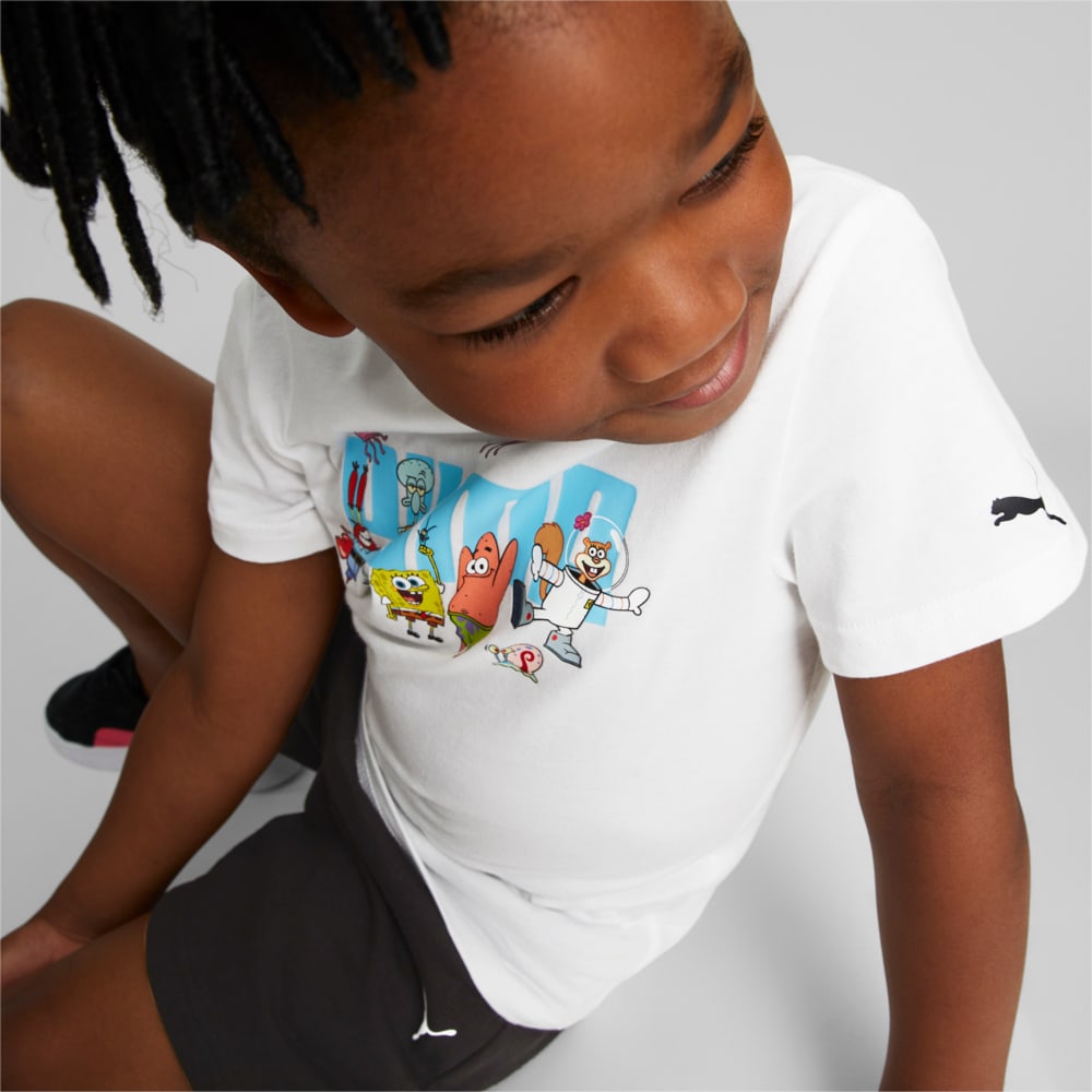 Image Puma PUMA x SPONGEBOB Tee and Shorts Set Kids #2