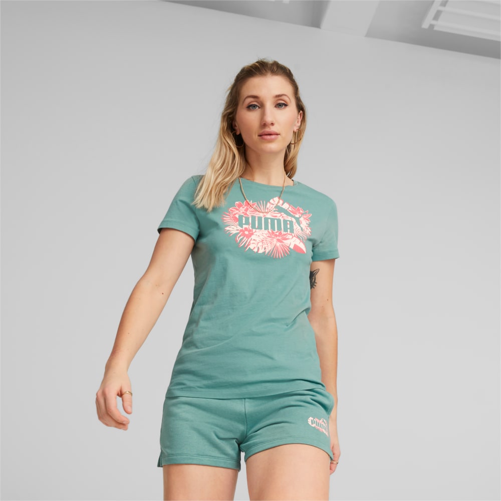 Image PUMA Camiseta Essentials+ Flower Power Feminina #2