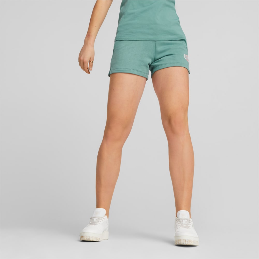Image PUMA Shorts Essentials+ Flower Power Terry Feminino #1