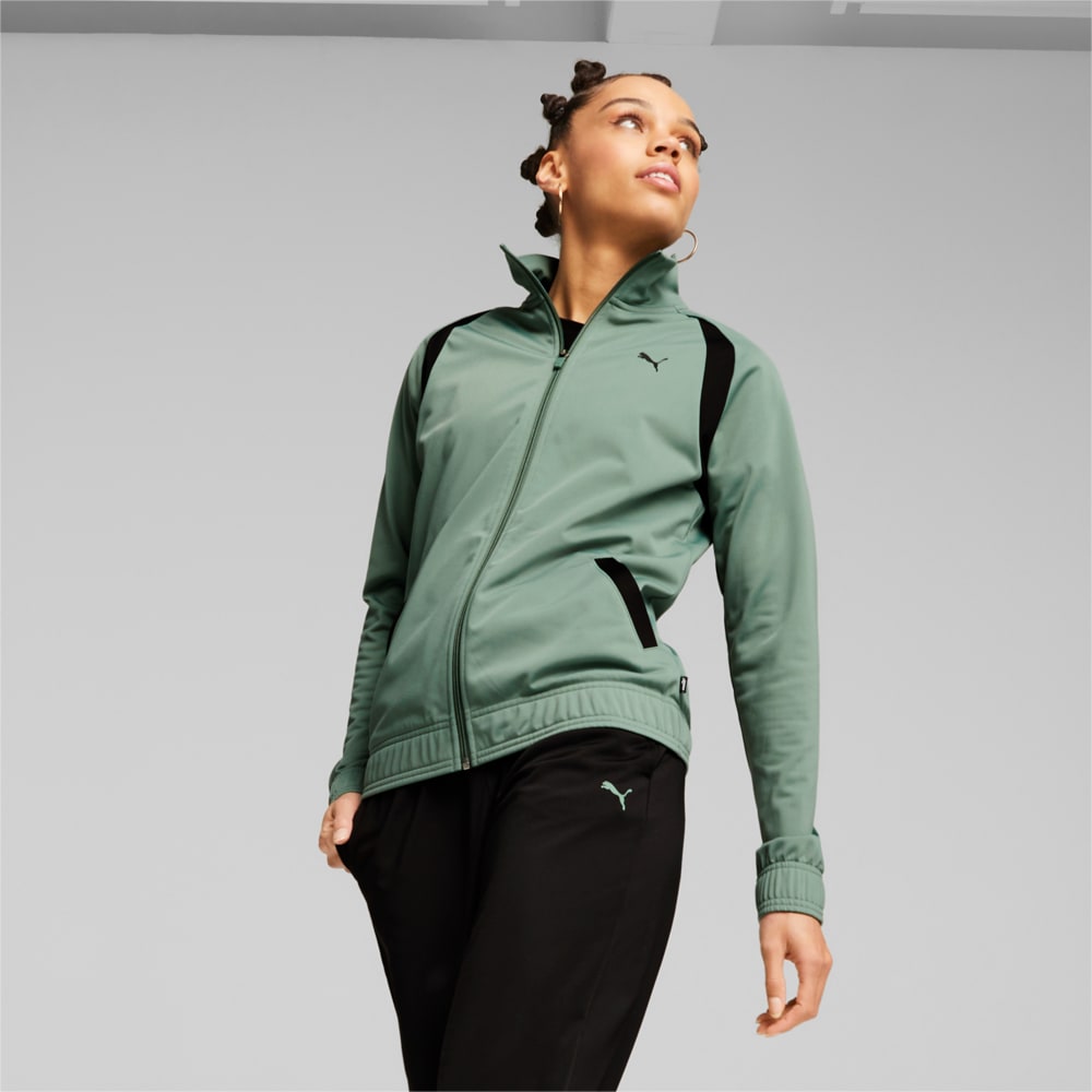 Зображення Puma Спортивний костюм Classic Tricot Tracksuit OP Women #1: Eucalyptus