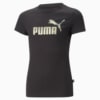 Изображение Puma Детская футболка Essentials+ NOVA SHINE Logo Tee Youth #5: Puma Black