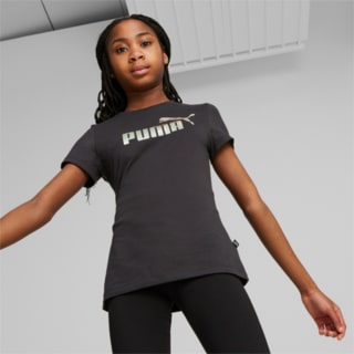 Изображение Puma Детская футболка Essentials+ NOVA SHINE Logo Tee Youth