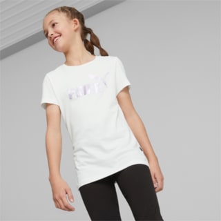 Изображение Puma Детская футболка Essentials+ NOVA SHINE Logo Tee Youth