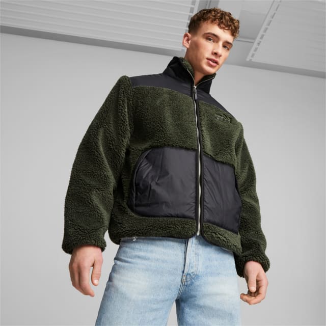 Imagen PUMA Chaqueta de estilo sherpa para hombre Hybrid