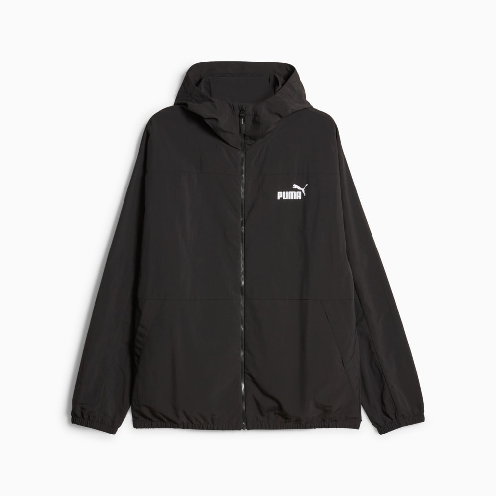 Puma black and white windbreaker on sale