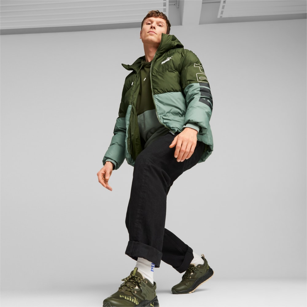 Изображение Puma Куртка PUMA POWER Men’s Hooded Jacket #2: Myrtle