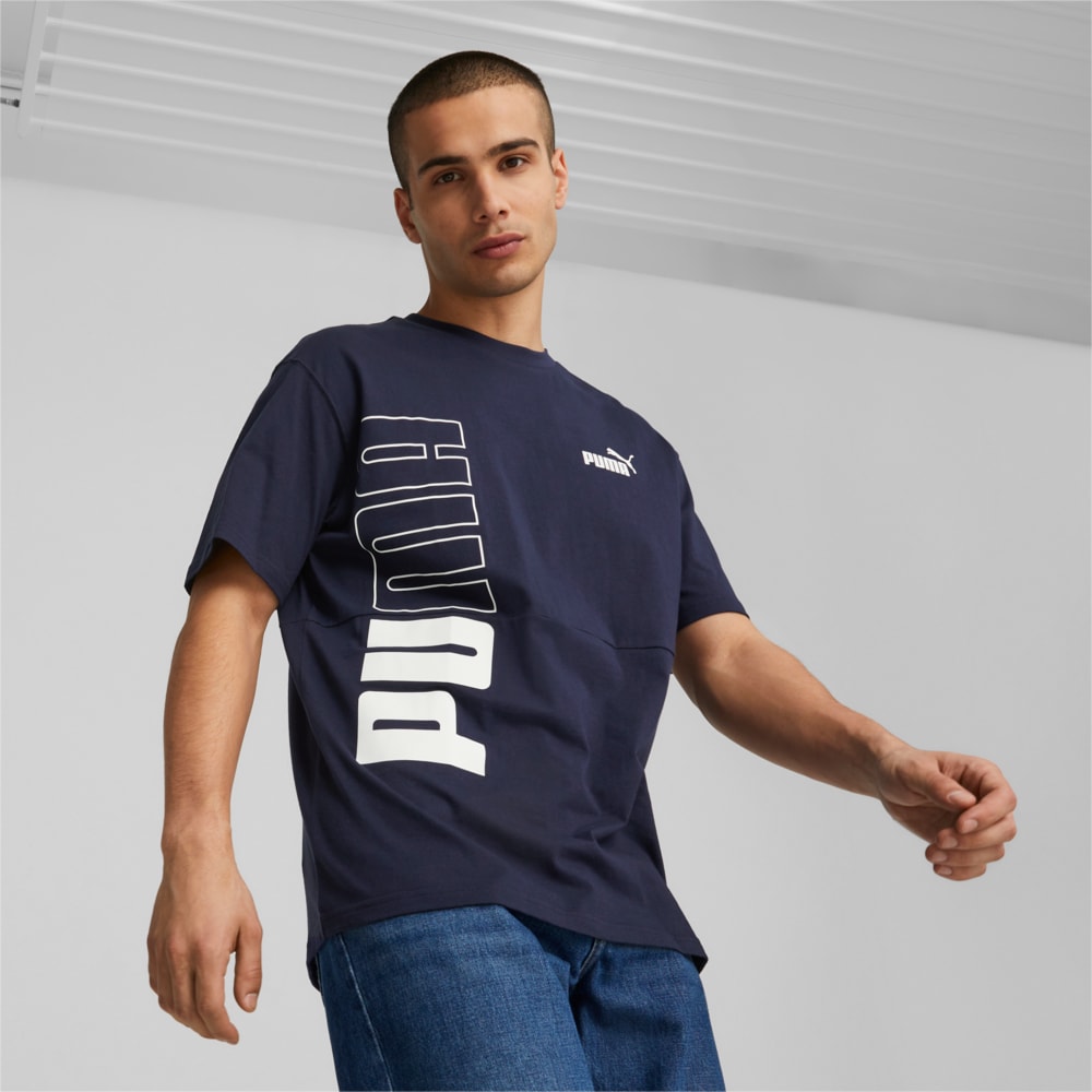 Camiseta azul puma best sale
