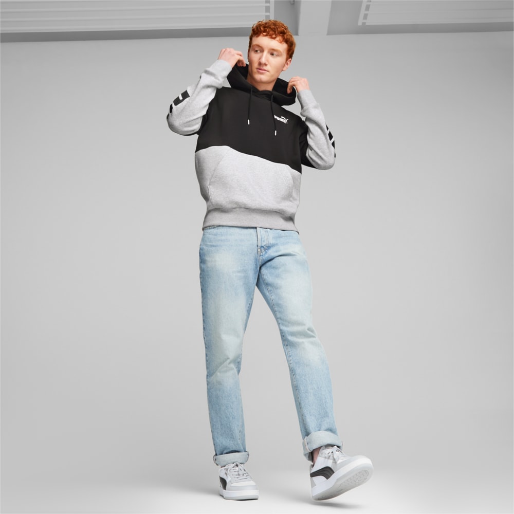 Зображення Puma Худі PUMA POWER Colourblock Men’s Hoodie #2: light gray heather