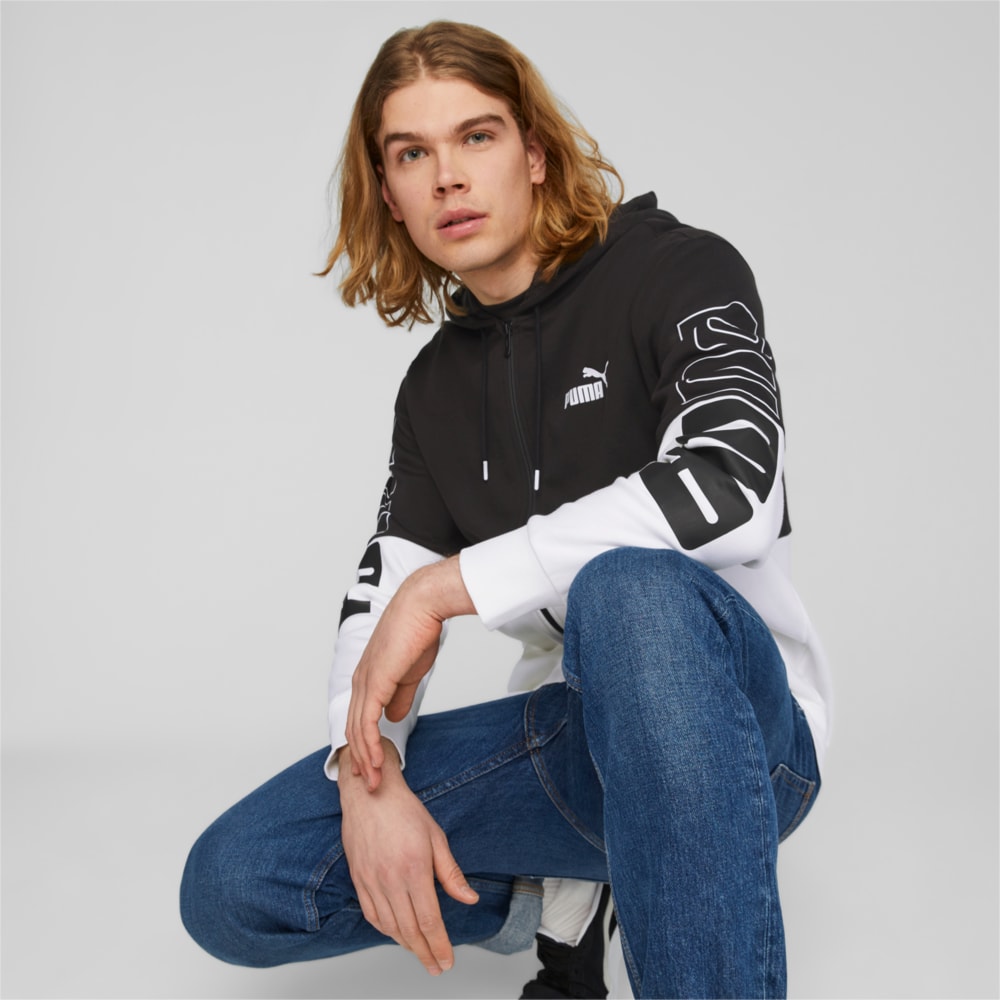 Image PUMA Moletom PUMA POWER Full-Zip Masculino #1