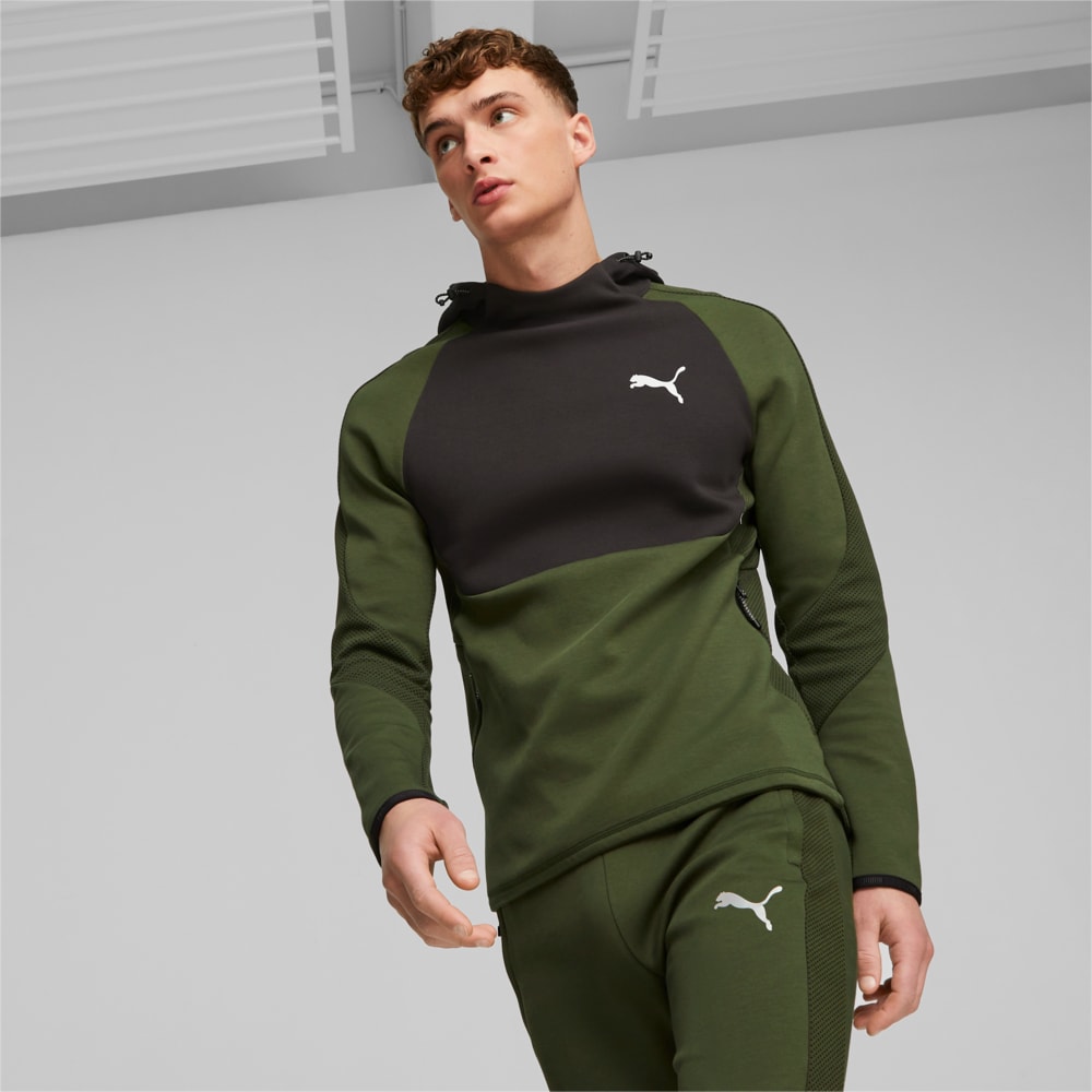 Image PUMA Moletom com Capuz EVOSTRIPE Malha Dupla Masculino #1