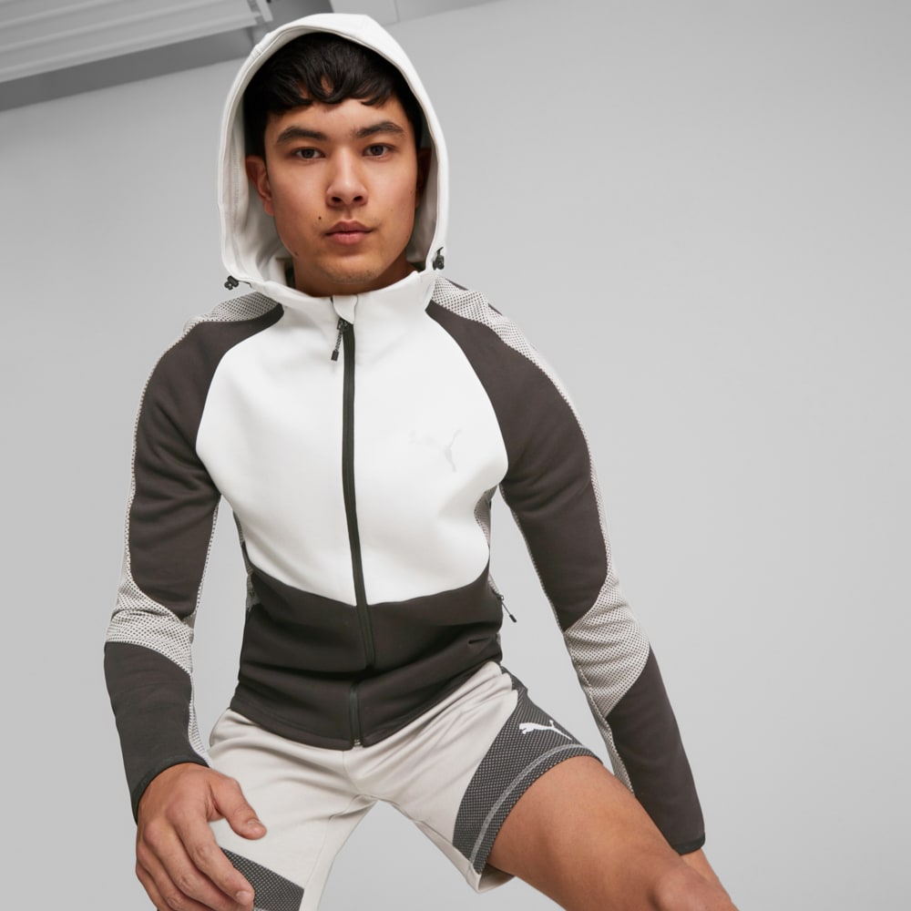 Puma men's evostripe top full zip hoodie