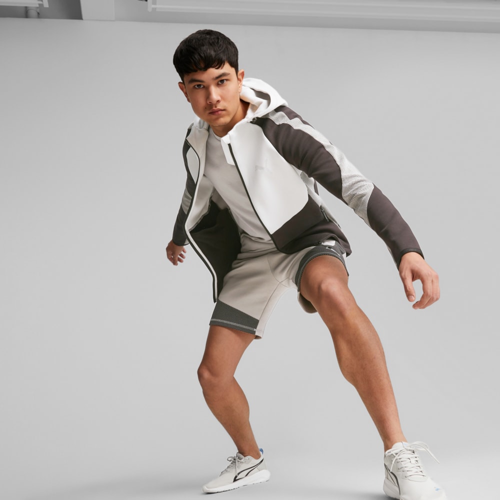 Изображение Puma Толстовка EVOSTRIPE Full-Zip Men’s Hoodie Men #2: Concrete Gray