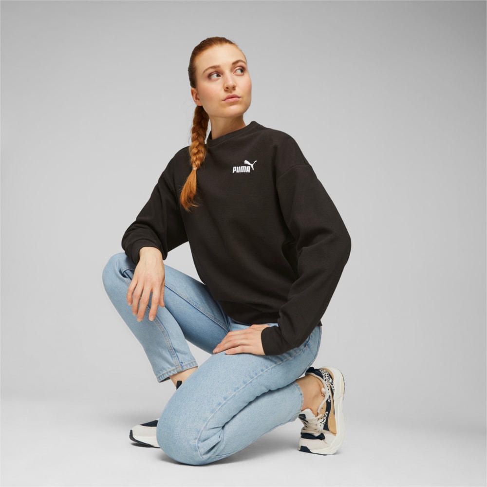 Зображення Puma Світшот Essentials Elevated Women’s Sweatshirt #2: Puma Black