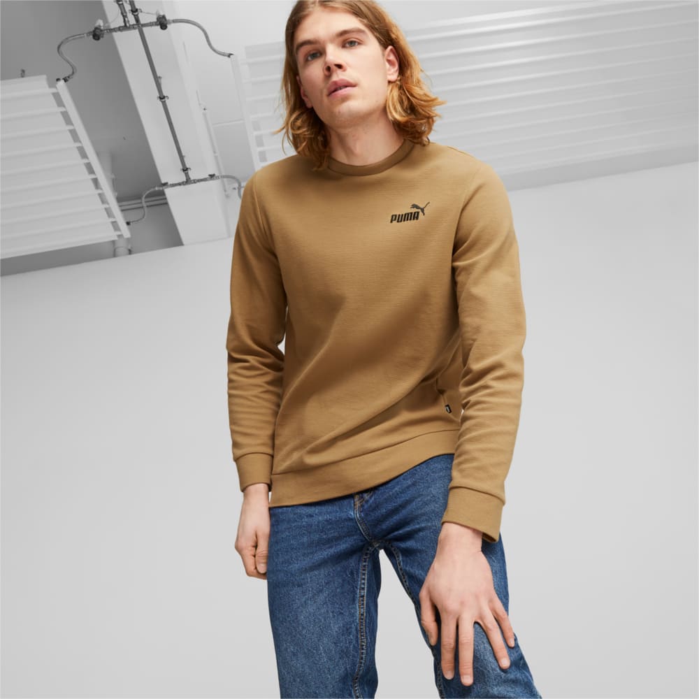 ESS Men s Sweatshirt 100 Beige Toasted