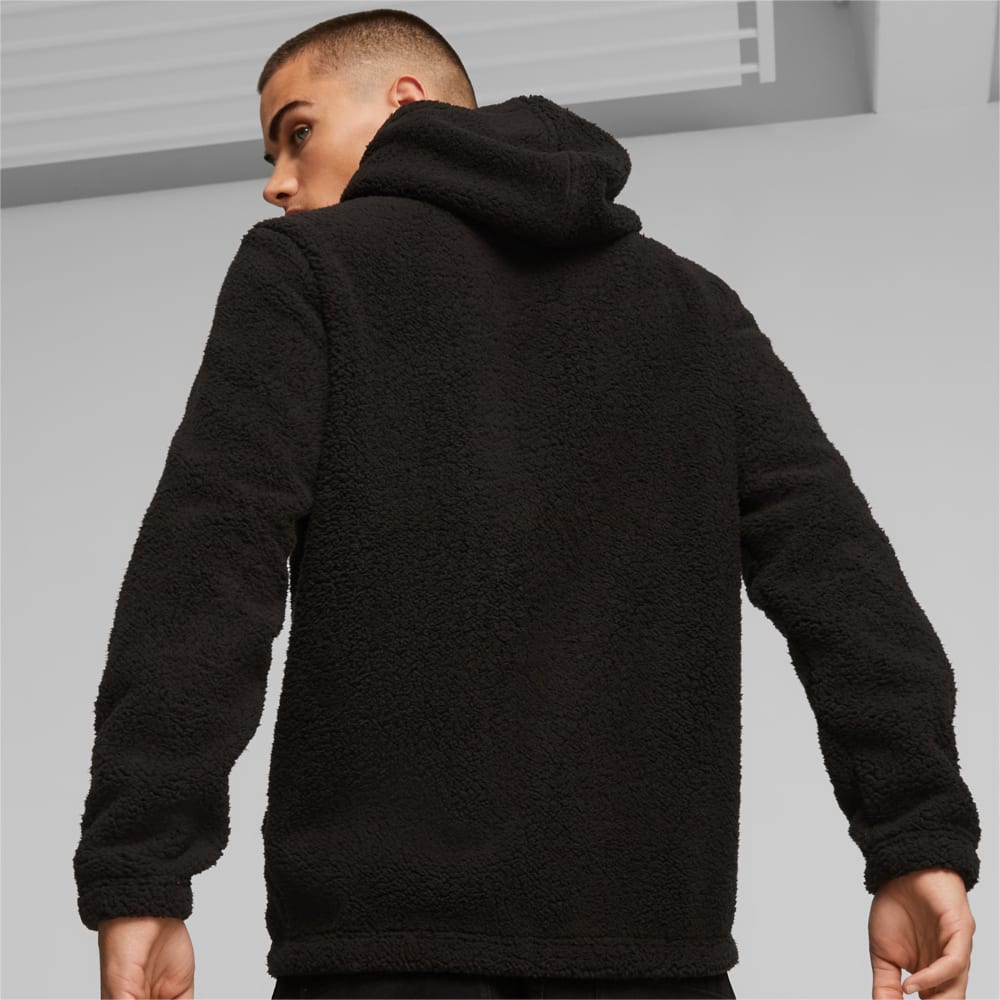 Puma men's full online zip sherpa hoodie