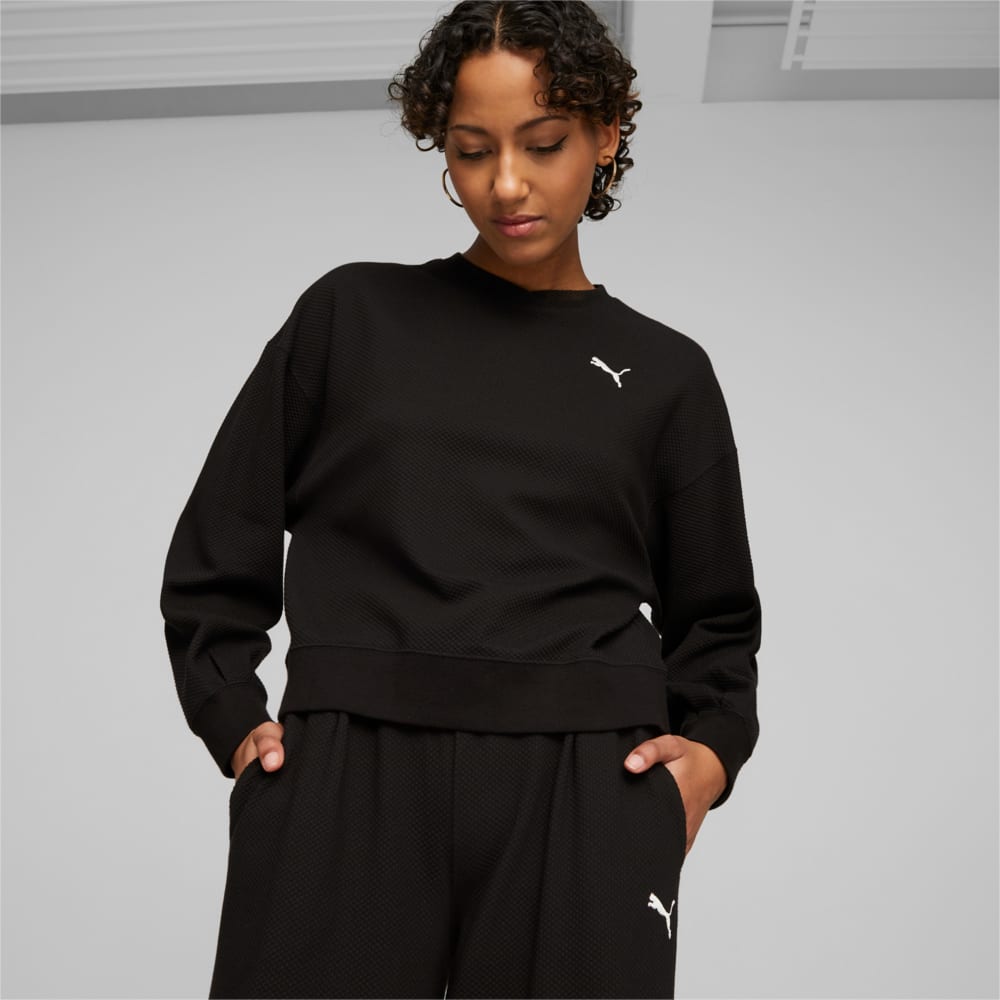 Изображение Puma Толстовка HER Women’s Sweatshirt #1: Puma Black