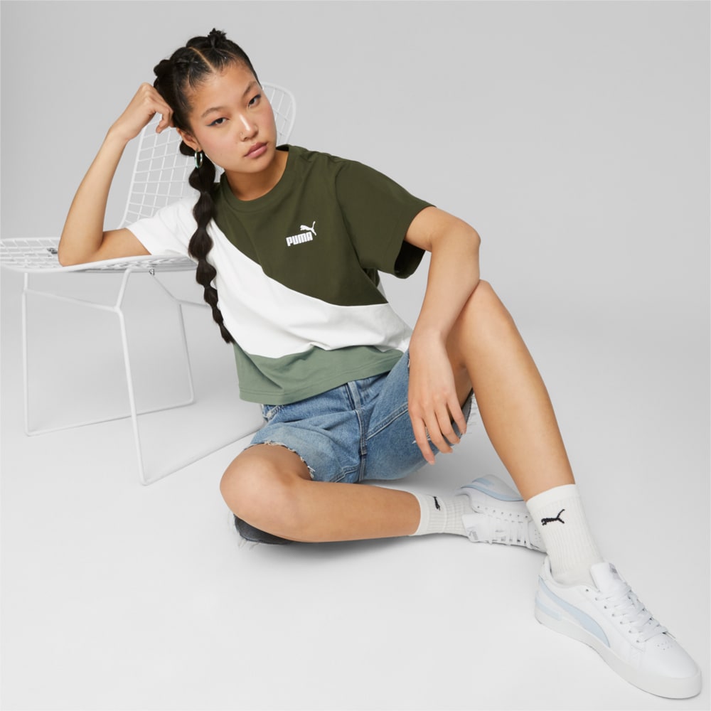 Image Puma PUMA POWER Cat Women's Cropped Tee #2