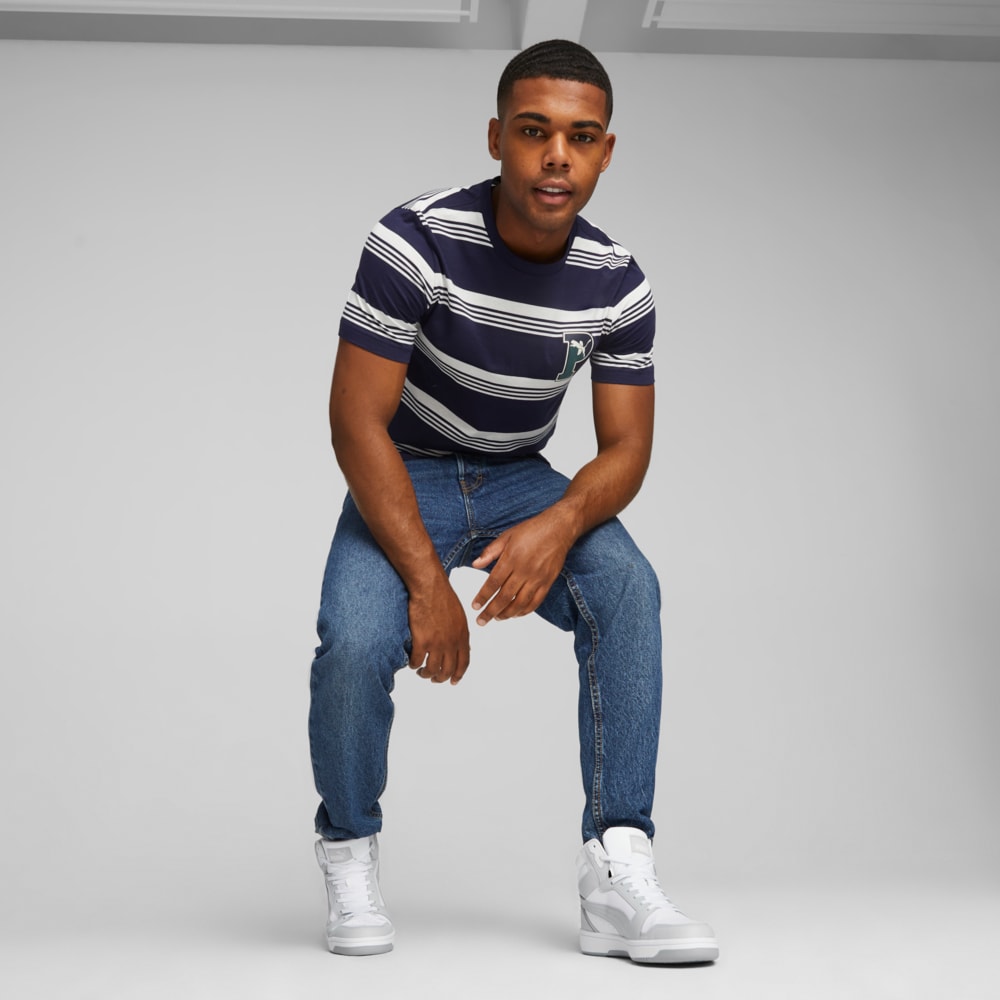Image Puma PUMA SQUAD Men's Striped Tee #2