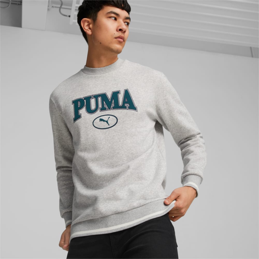 Зображення Puma Світшот PUMA SQUAD Men’s Crew Neck Sweatshirt #2: light gray heather