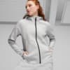 Зображення Puma Толстовка EVOSTRIPE Women’s Full-Zip Hoodie #1: light gray heather