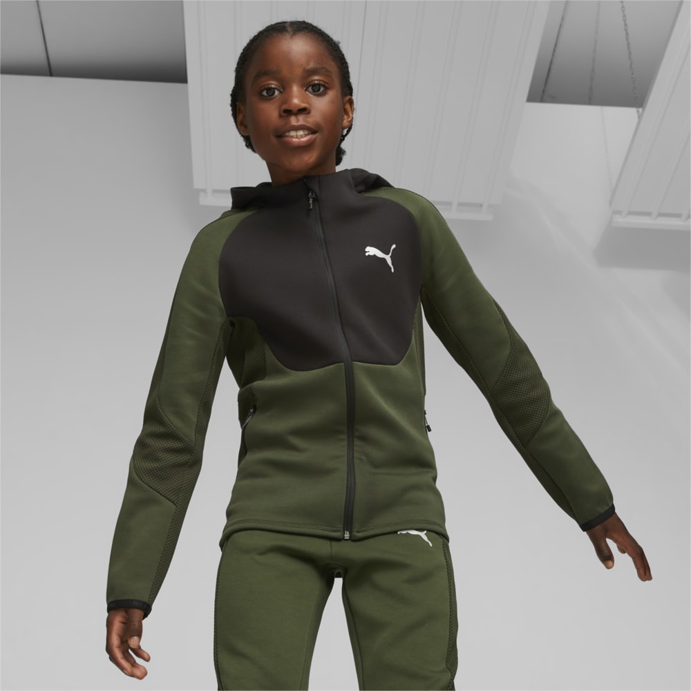 Image Puma Evostripe Youth Full-zip Hoodie #1
