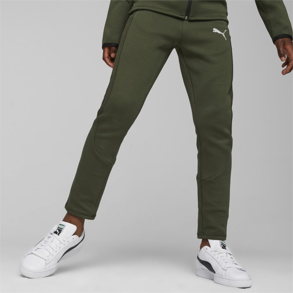 Изображение Puma Детские штаны Evostripe Youth Sweatpants #1: Myrtle