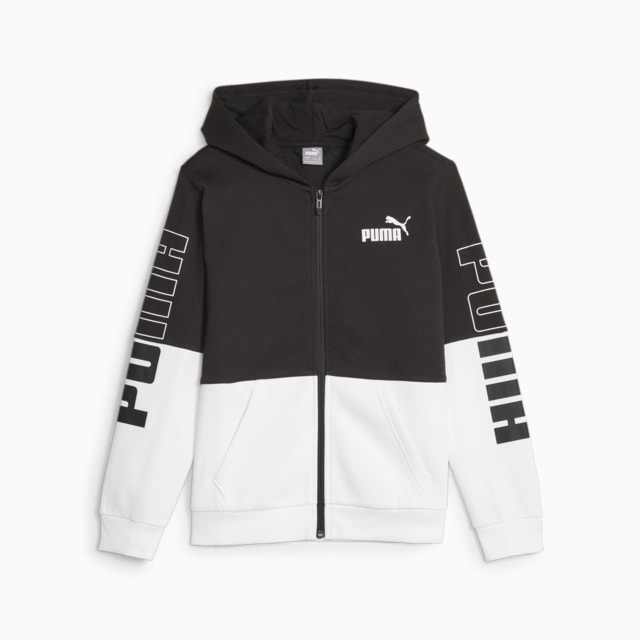 Image PUMA Moletom PUMA POWER Full-Zip Juvenil