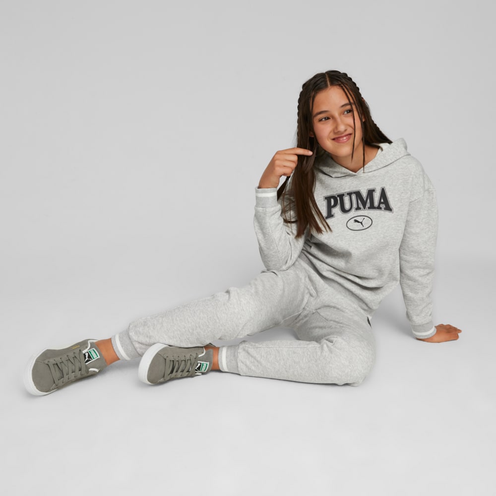 Изображение Puma Детские штаны PUMA SQUAD Youth Sweatpants #2: light gray heather