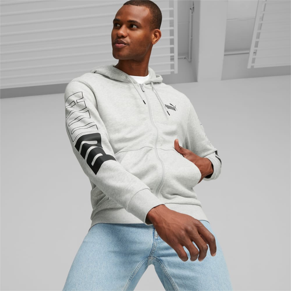 Moletom sales cinza puma