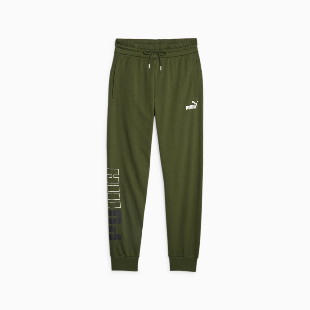 Green puma sales joggers mens