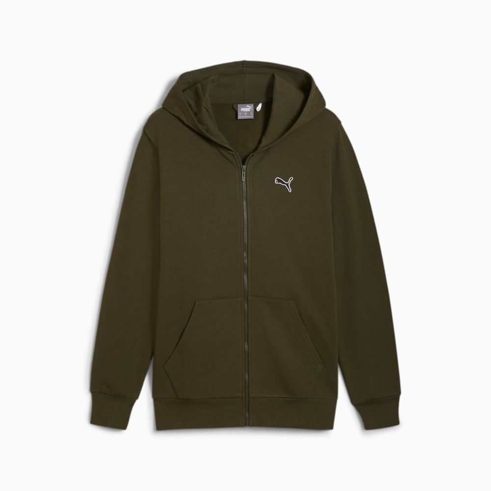 Зображення Puma Худі Better Essentials Men’s Full-Zip Hoodie #1: Dark Olive