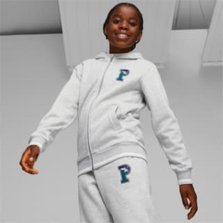 Изображение Puma Детская толстовка PUMA SQUAD Youth Full-Zip Fleece Hoodie