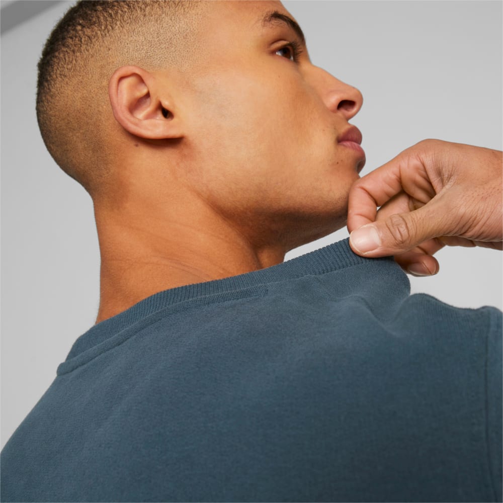 Image Puma Essentials Elevated French Terry Crew Neck Sweatshirt Men #2