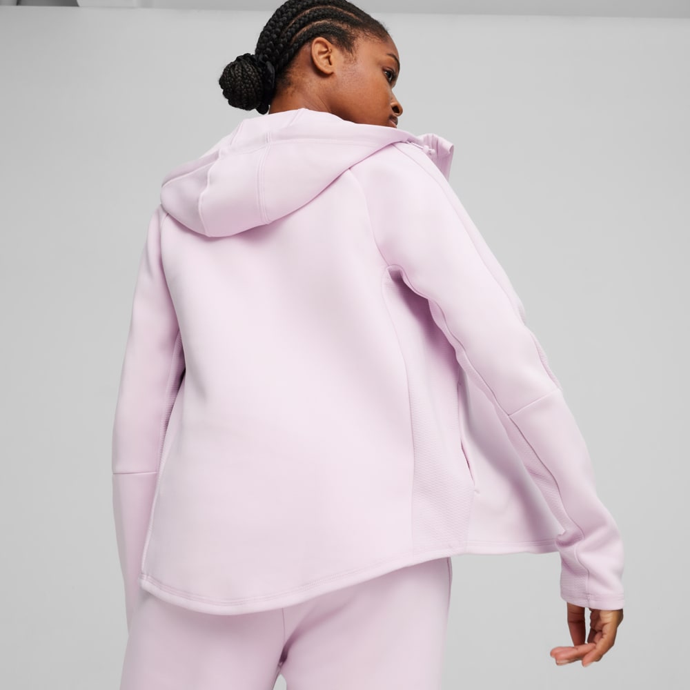 Изображение Puma Толстовка EVOSTRIPE Women's Full-Zip Hoodie #2: Grape Mist