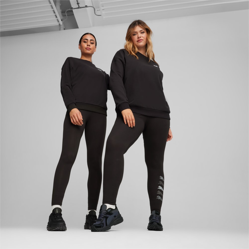 Изображение Puma Свитшот ESS+ Relaxed Small Logo Women's Sweatshirt #1: Puma Black