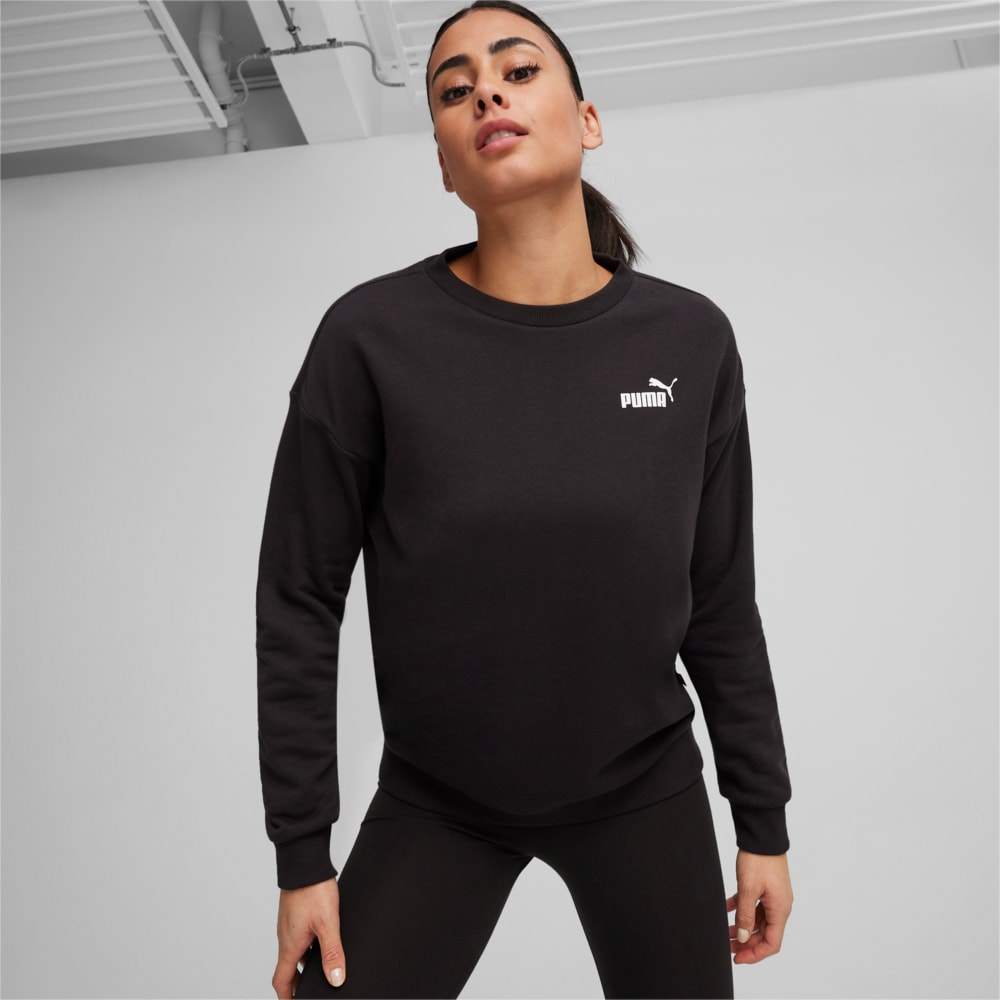 Изображение Puma Свитшот ESS+ Relaxed Small Logo Women's Sweatshirt #2: Puma Black