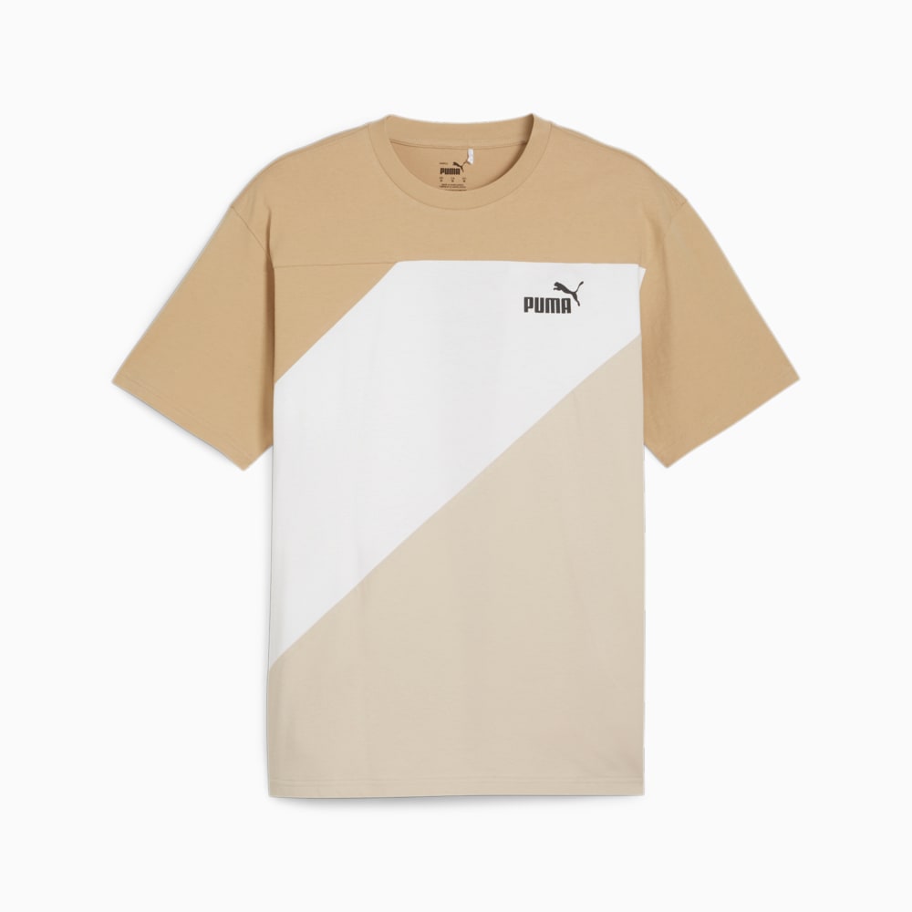 Зображення Puma Футболка PUMA POWER Colorblock Men's Tee #1: Prairie Tan
