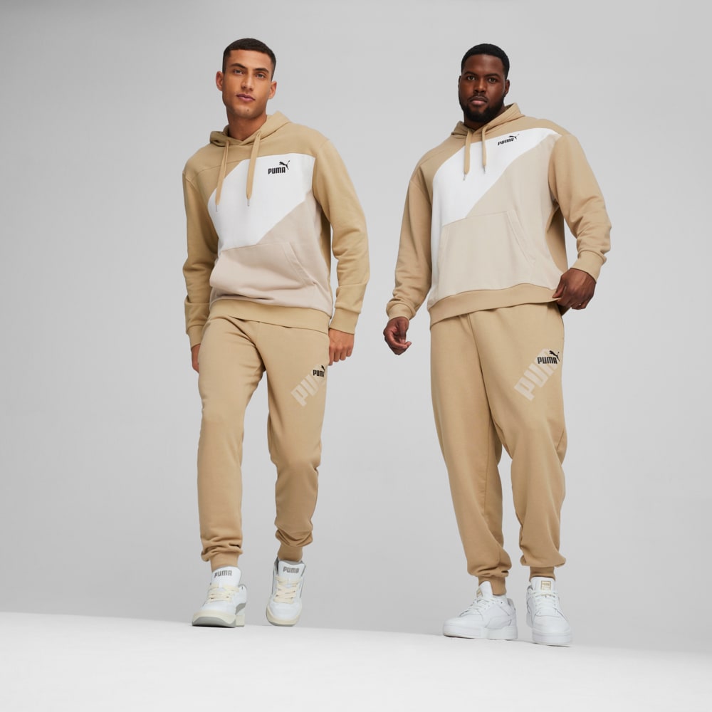 Изображение Puma Худи PUMA POWER Colorblock Men's Hoodie #1: Prairie Tan