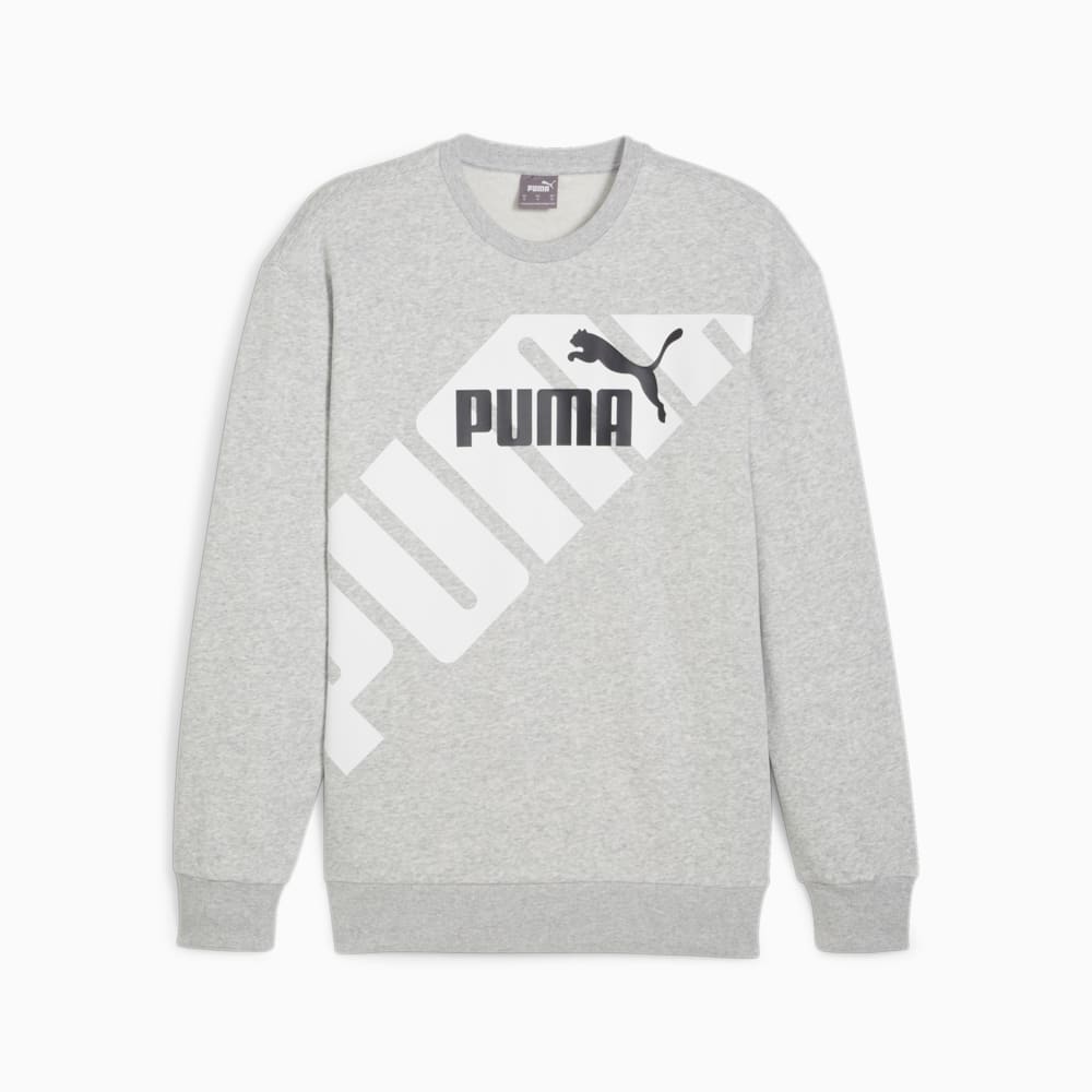 Grey puma sweatshirt discount