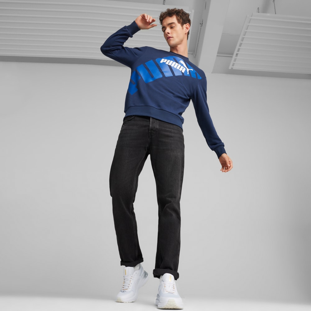 Изображение Puma Свитшот PUMA POWER Men's Graphic Sweatshirt #2: Club Navy
