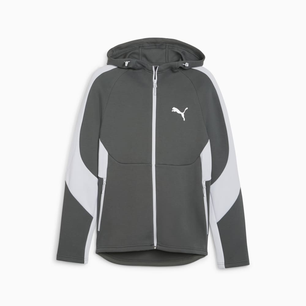 Poleron Con Capucha Evostripe para Hombre Gris Puma