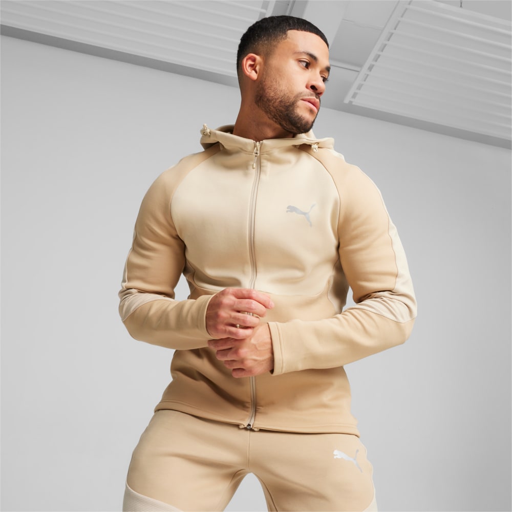 Зображення Puma Толстовка EVOSTRIPE Men's Full-Zip Hoodie #1: Prairie Tan