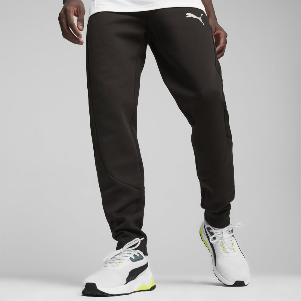 Изображение Puma Спортивные штаны EVOSTRIPE Men's Sweatpants #1: Puma Black