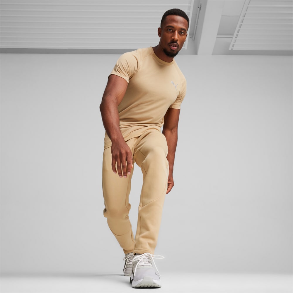 Изображение Puma Спортивные штаны EVOSTRIPE Men's Sweatpants #2: Prairie Tan