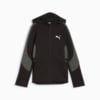 Изображение Puma Детская кофта EVOSTRIPE Youth Full-Zip Hoodie #4: Puma Black