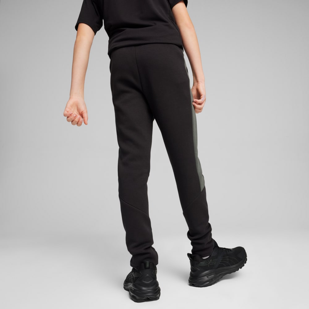 Изображение Puma Детские Брюки EVOSTRIPE Youth Sweatpants #2: Puma Black